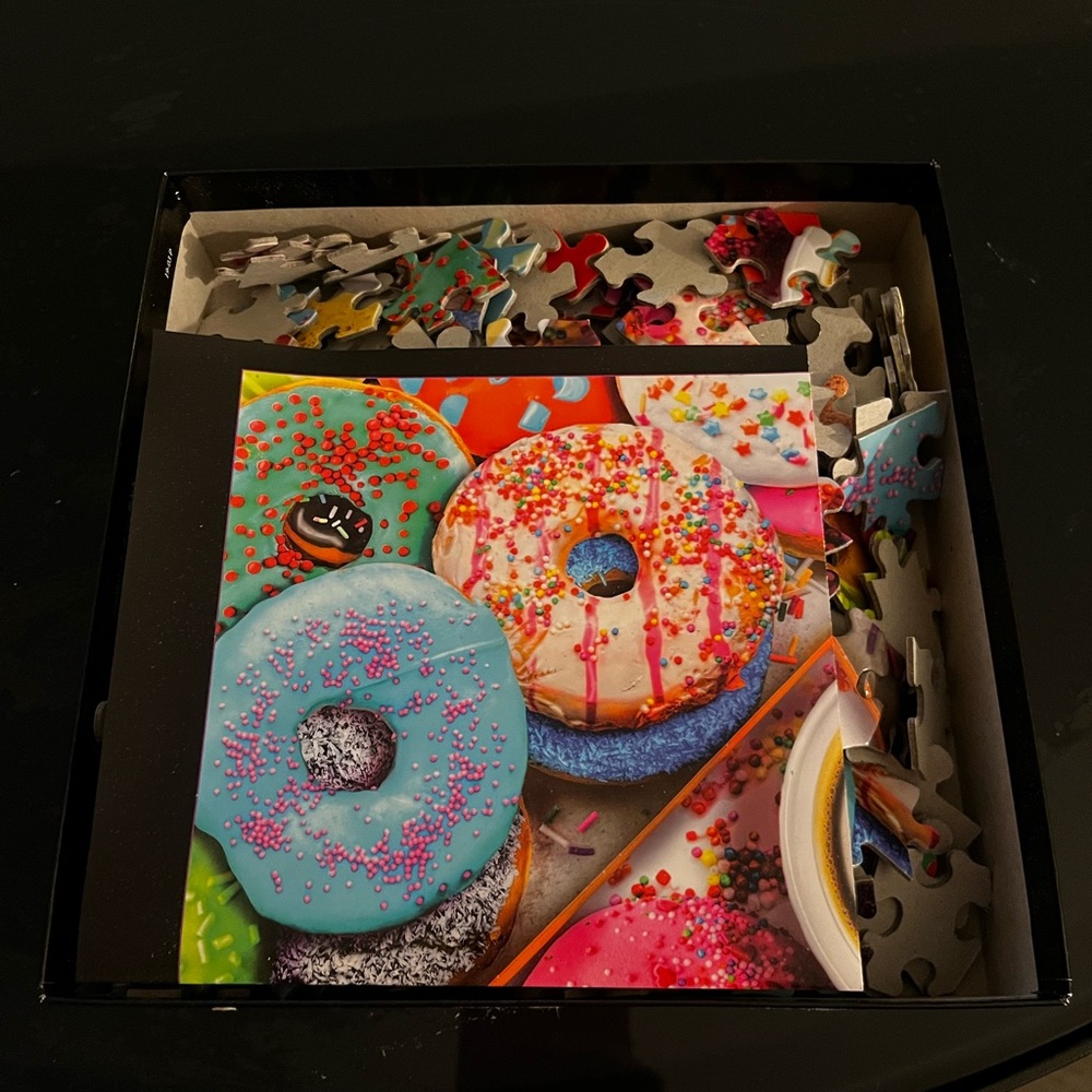 Buffalo Vivid Collection Donut Puzzle - 300 Pieces - Picture 3 of 4